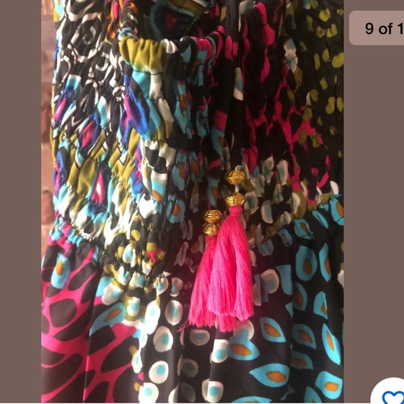 Contro Corrente Printed Halter Maxi Dress OS - Picture 8 of 8